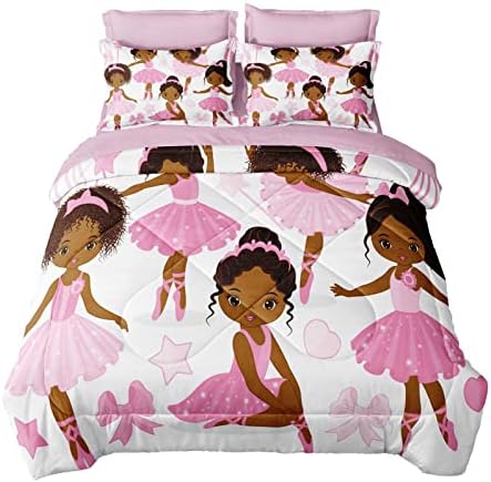 SIRDO Black Girl Magic Comforter Set Full Size