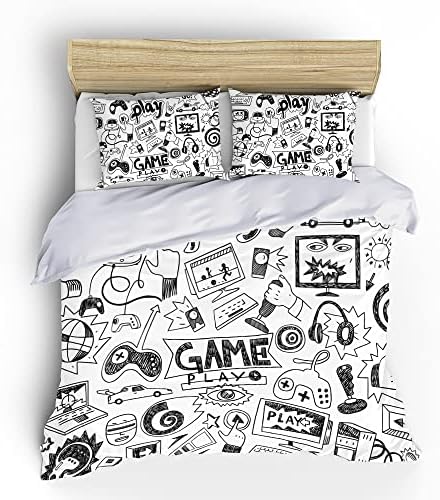Vichonne Gaming Comforter Set for Boys Teen Twin Size