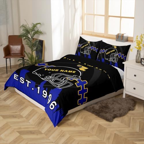 Erosebridal Football Duvet Cover Set for Boys with 2 Pillowcases