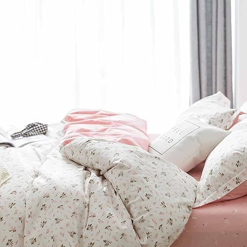 Nanko Pink Floral Duvet Cover Set 3 Piece