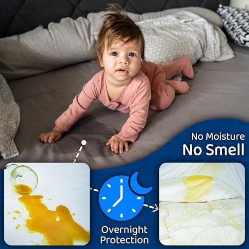 CushTello Waterproof Queen Mattress Protector