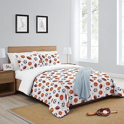 Sweet Jojo Designs Sports Themed Comforter Set for Kids