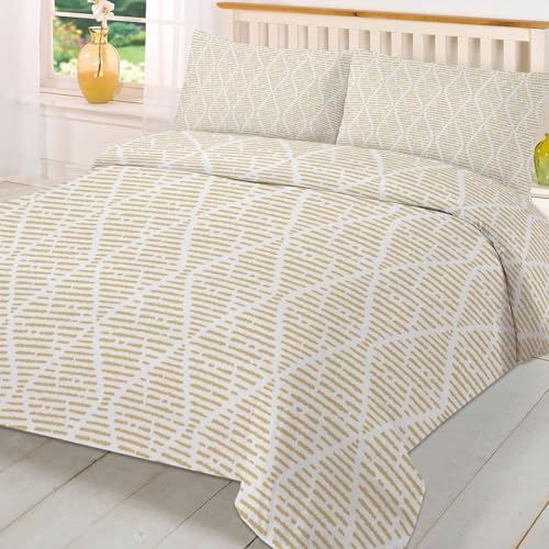 3 Piece Bedding Set with Zipper and Corner Ties
