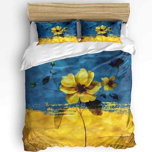 Boanket 3-Piece Queen Bedding Set with Zipper Corner Ties