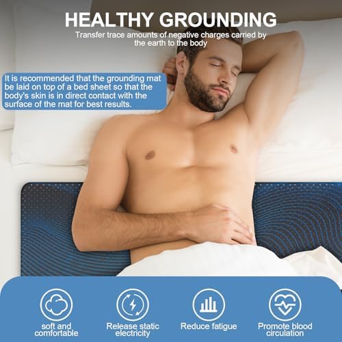 Silkena Grounding Mattress Pad with 15 ft Cord