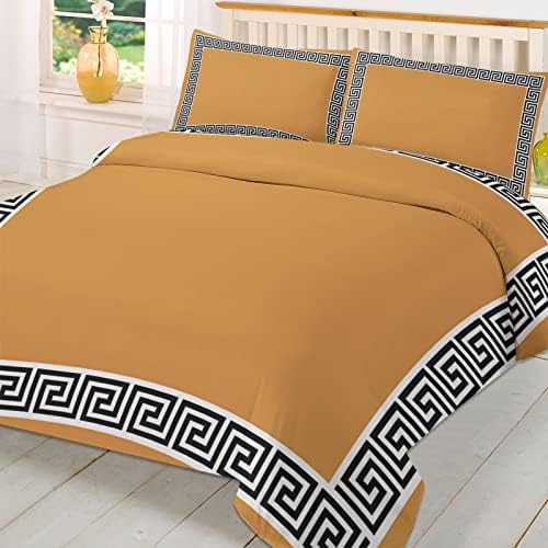 3 Piece Queen Bedding Set with Zipper Closure