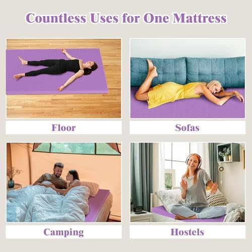 Airensky 2 Inch Cooling Gel Mattress Topper Twin Size