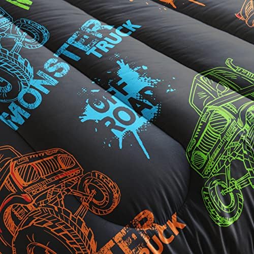 QOOMO Truck Comforter Set Twin Size