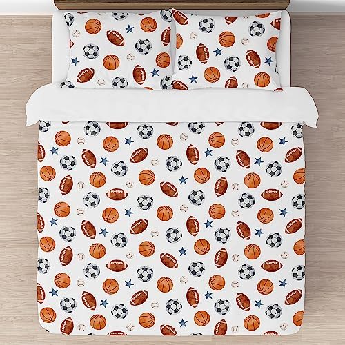 Sweet Jojo Designs Sports Themed Comforter Set for Kids