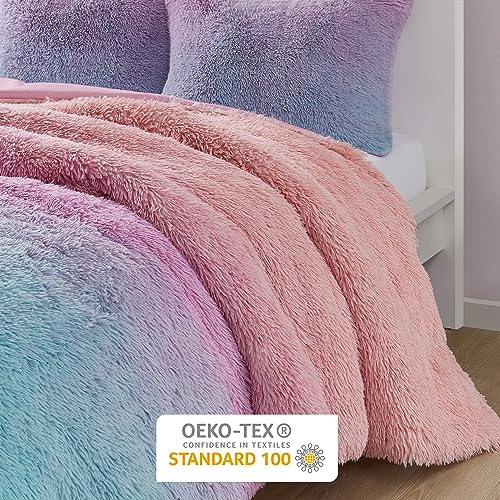 Mi Zone Kids Faux Fur Comforter Set Queen Size