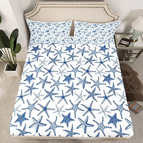 Feelyou Starfish Bed Set for Kids Twin Size 3Pcs