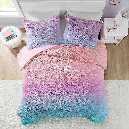 Mi Zone Kids Faux Fur Comforter Set Queen Size