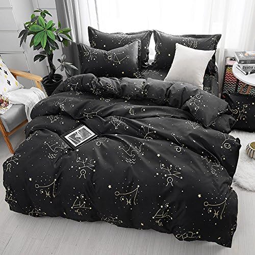 ZHH E-COMMERCE Duvet Cover Set King Kids - Starry Constellation Design
