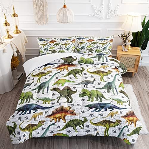 Jurassic Dinosaur Comforter Set Twin Size