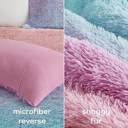 Mi Zone Kids Faux Fur Comforter Set Queen Size