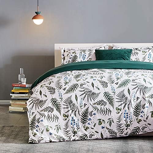 SLEEP ZONE Duvet Cover Set with Zipper and Pillowcase Tropical Pattern