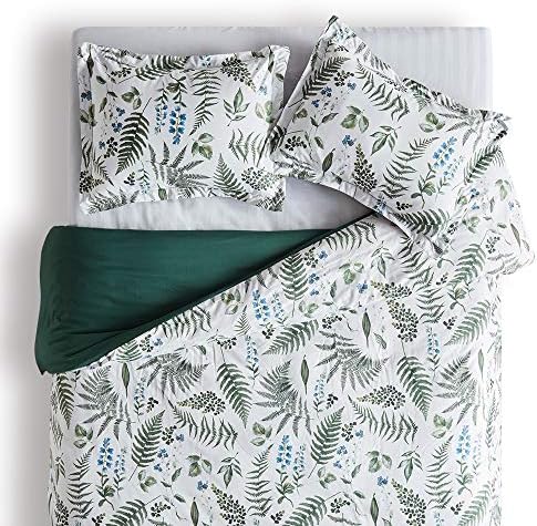 SLEEP ZONE Duvet Cover Set with Zipper and Pillowcase Tropical Pattern
