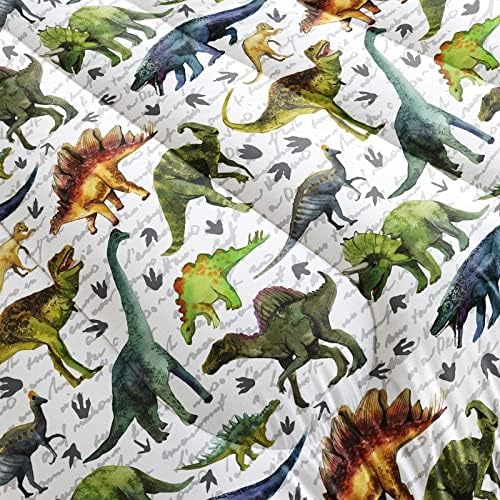 Jurassic Dinosaur Comforter Set Twin Size
