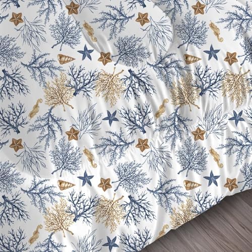 FUYEUN Coastal Comforter Set for Kids Adults